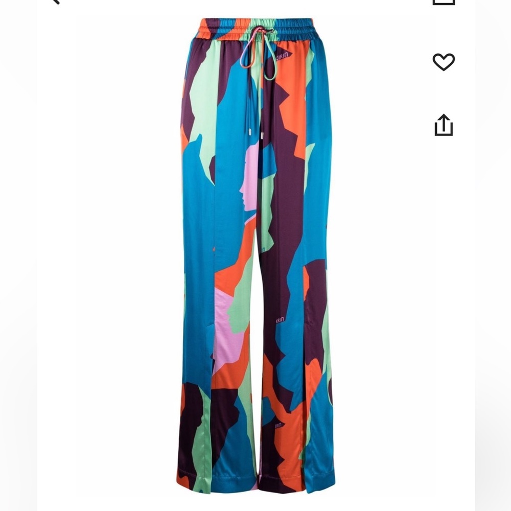 BNWT - SOLD OUT - Kirin Printed Satin Trousers - US S